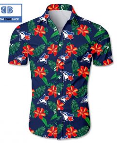 mlb toronto blue jays tropical flower hawaiian shirt 2 Vdhhc