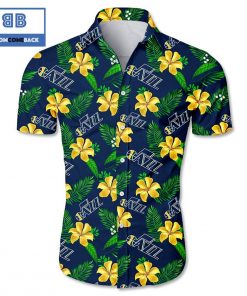 mlb utah jazz tropical flower hawaiian shirt 4 DXtDI