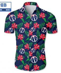 mlb washington wizards tropical flower hawaiian shirt 2 Fsde0