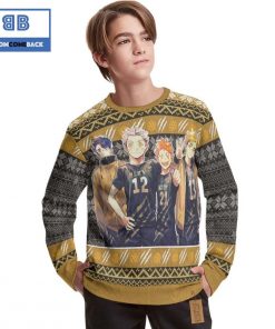 MSBY Black Jackals Haikyuu Anime Custom Knitted 3D Sweater