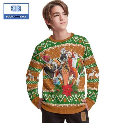 Naruto Santa Claus Naruto Anime Christmas Custom Knitted 3D Sweater