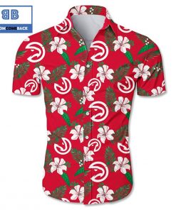 nba atlanta hawks tropical flower hawaiian shirt 2 G2XvO