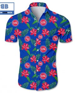 nba detroit pistons tropical flower hawaiian shirt 2 lmN1w