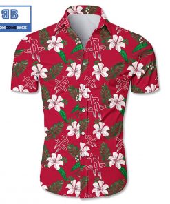 nba houston rockets tropical flower hawaiian shirt 2 F6p58