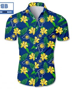 nba indiana pacers tropical flower hawaiian shirt 2 YUYu0