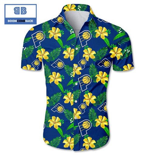 NBA Indiana Pacers Tropical Flower Hawaiian Shirt