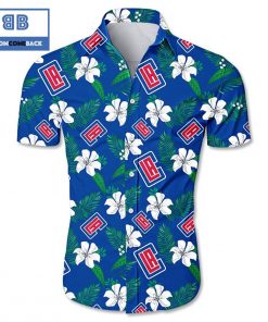 nba los angeles clippers tropical flower hawaiian shirt 3 cf1JY