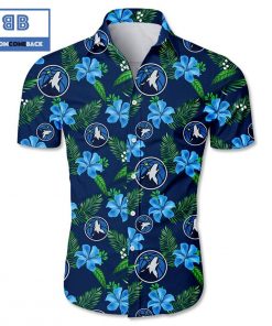 nba minnesota timberwolves tropical flower hawaiian shirt 2 ygqHu