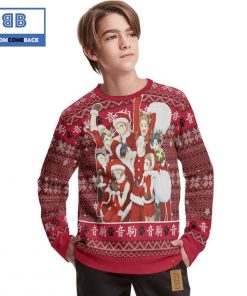 Nekoma High Haikyuu Anime Christmas Christmas Custom Knitted 3D Sweater