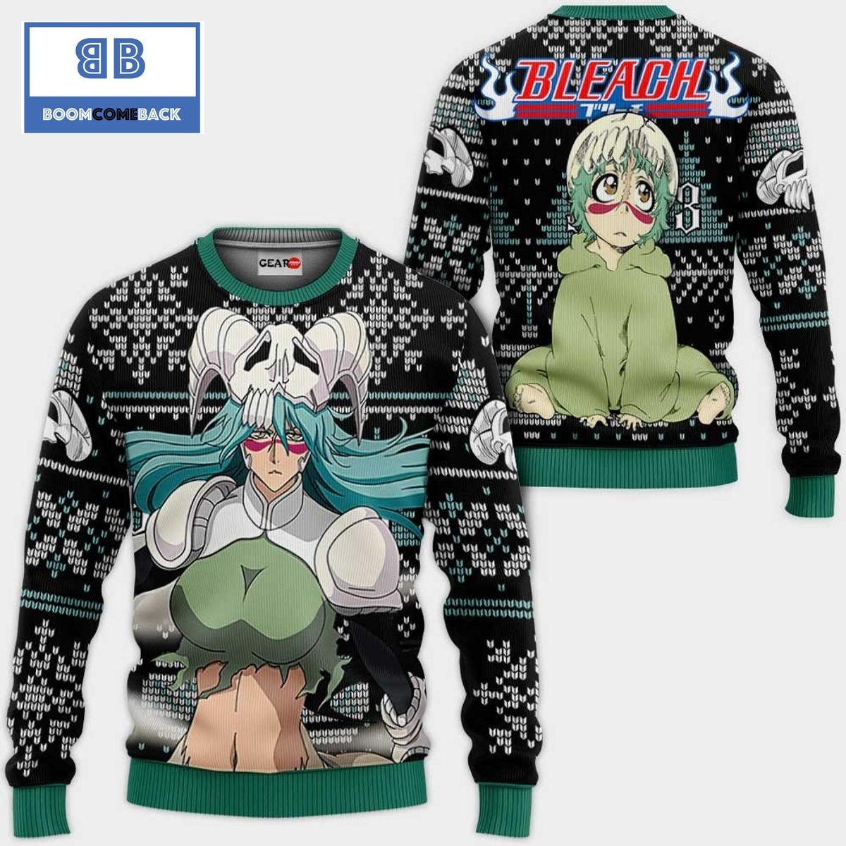 Nel Tu Bleach Anime Ugly Christmas Sweater