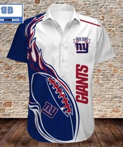 NFL New York Giants Tropical Flower Hawaiian Shirt