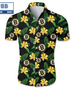 nhl boston bruins tropical flower hawaiian shirt 2 MUw3o