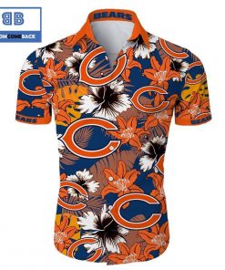 nhl chicago bears tropical flower hawaiian shirt 2 VV2qU