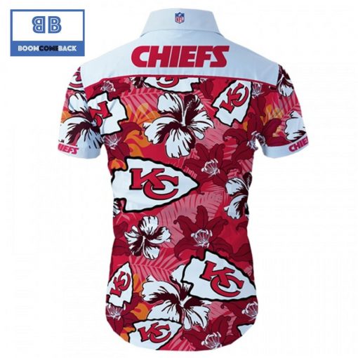 NHL Kansas City Chiefs Tropical Flower Hawaiian Shirt