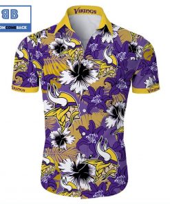 nhl minnesota vikings tropical flower hawaiian shirt 3 ilhkR