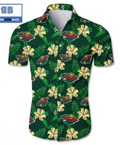 nhl minnesota wild tropical flower hawaiian shirt 3 1sP1z