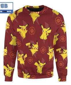pikachu pokemon anime 3d sweatshirt 4 kibaT