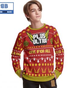 plus ultra my hero academia anime christmas custom knitted 3d sweater 2 ly1tW