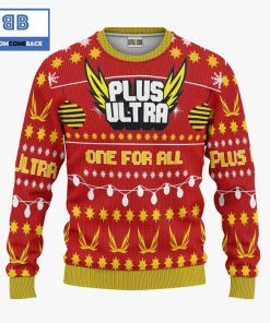plus ultra my hero academia anime christmas custom knitted 3d sweater 3 nx2S8