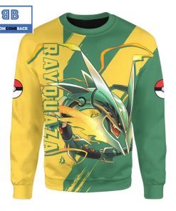 rayquaza pokemon anime christmas 3d sweatshirt 2 WEQU3