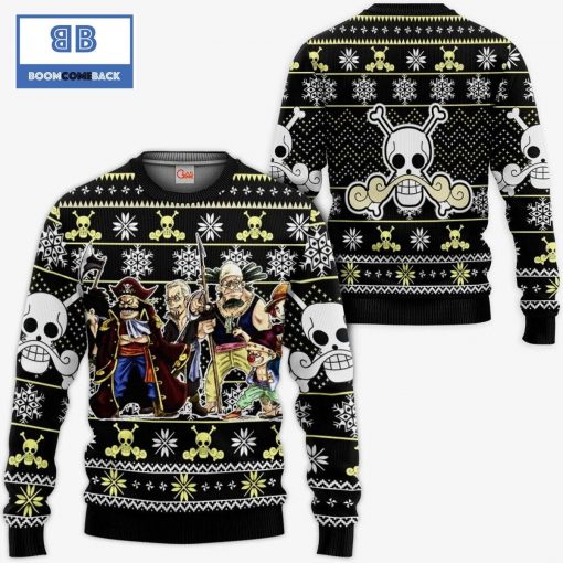 Roger Pirates One Piece Anime Christmas 3D Sweater
