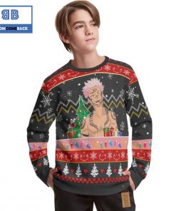ryomen sukuna jujutsu kaisen anime christmas custom knitted 3d sweater 2 OQODE