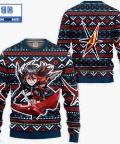 ryuko matoi kill la kill anime christmas 3d sweater 2 XhtYn