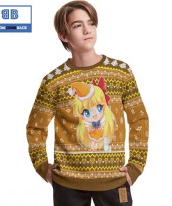 sailor venus sailor moon anime christmas custom knitted 3d sweater 2 MJQe6