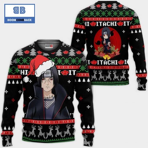 Santa Itachi Naruto Anime Ugly Christmas Sweater