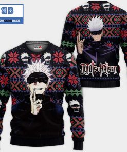satoru gojo jujutsu kaisen anime christmas 3d sweater 2 hB35w