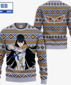 satsuki kiryuin kill la kill anime ugly christmas sweater 3 DLPFU