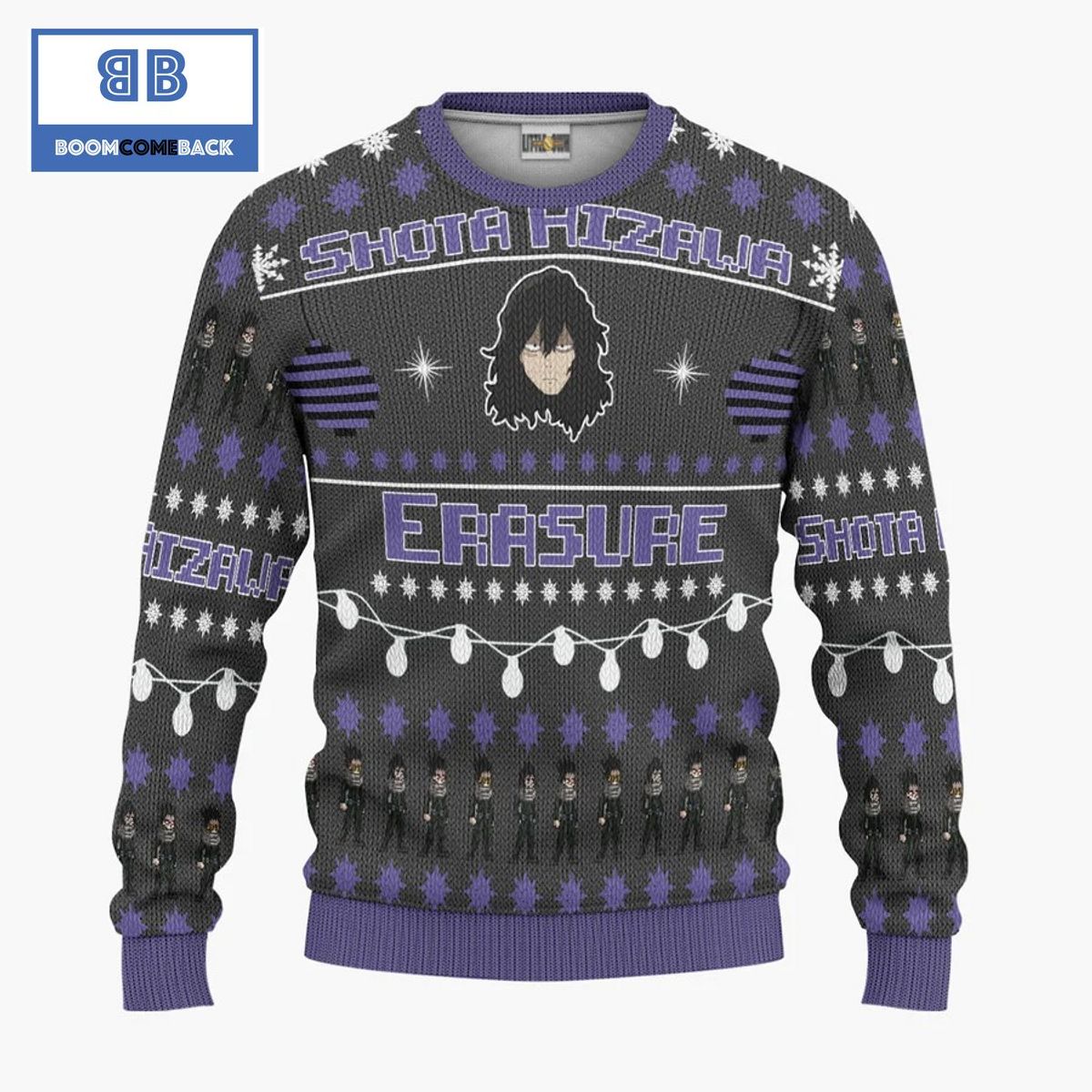Shota Aizawa My Hero Academia Anime Christmas Custom Knitted 3D Sweater