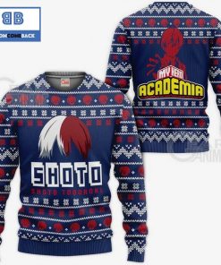 shoto todoroki my hero academia anime ugly christmas sweater 3 sQBcO