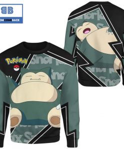 snorlax pokemon anime christmas 3d sweatshirt 2 7695K