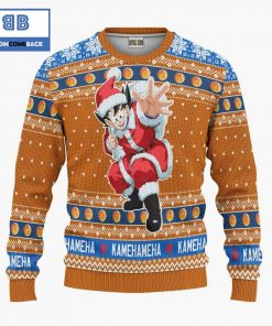 son goku santa claus dragon ball anime christmas custom knitted 3d sweater 4 coWwq