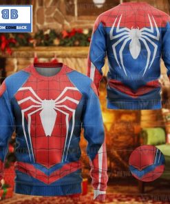 Spider Man Msm Game Suit Custom Imitation Knitted Christmas 3d Sweater