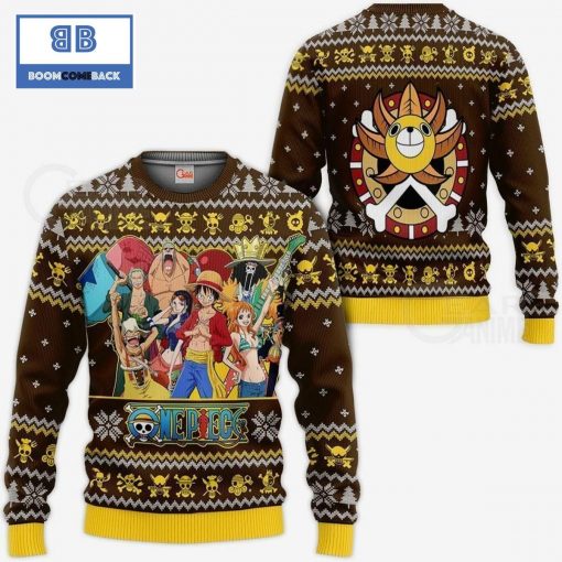 Straw Hat Pirates One Piece Anime Christmas 3D Sweater