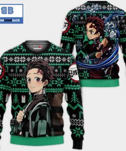 tanjiro kimetsu no yaiba anime christmas 3d sweater 3 bqT9A