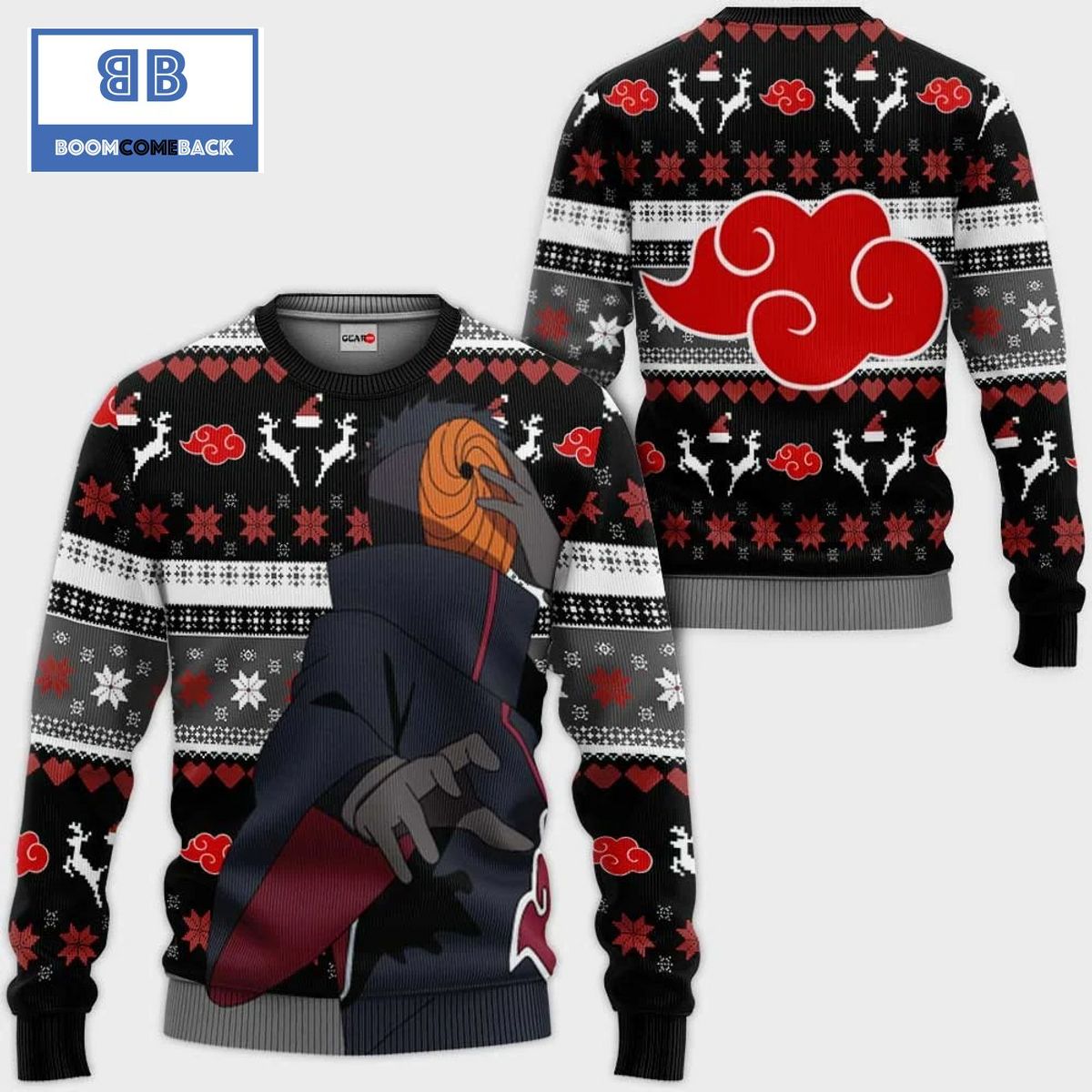 Tobi Naruto Anime Ugly Christmas Sweater