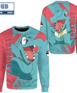 totodile pokemon anime christmas 3d sweatshirt 2 u9ri7