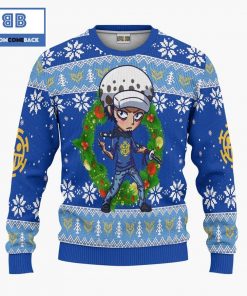 trafalgar law one piece anime christmas custom knitted 3d sweater 4 8Omb5