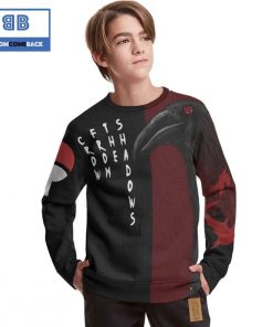uchiha itachi crow from the shadows naruto anime 3d sweater 2 QyulE