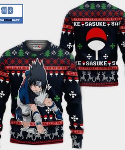 uchiha sasuke naruto anime christmas ugly sweater 2 v1MpU