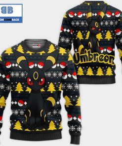 umbreon pokemon anime christmas 3d sweater 4 q589f