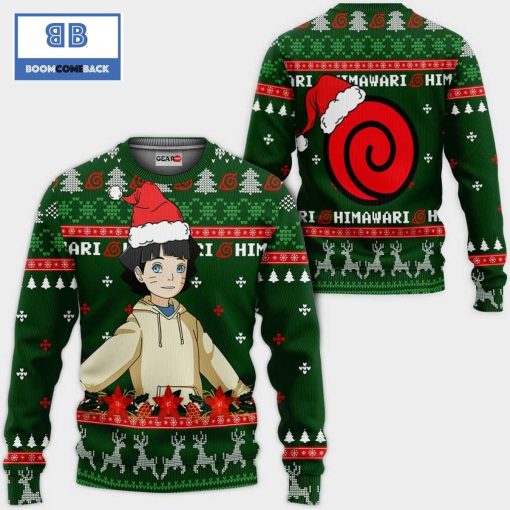 Uzumaki Himawari Satan Claus Naruto Anime Christmas 3D Sweater