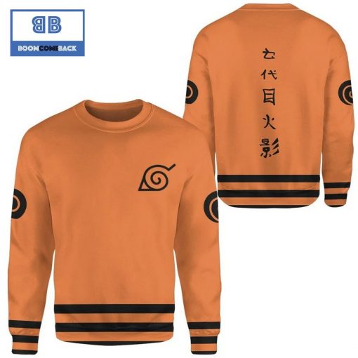 Uzumaki Naruto The Seventh Hokage Naruto Anime Christmas 3D Sweatshirt