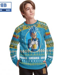 vegeta super saiyan blue dragon ball anime christmas custom knitted 3d sweater 2 ee2fj