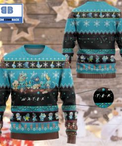 Water Pokemon Anime Custom Imitation Knitted Ugly Christmas Sweater