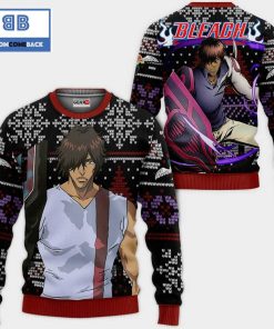 yasutora sado bleach anime ugly christmas sweater 3 FjkJM