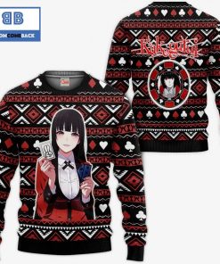 yumeko jabami kakegurui anime ugly christmas sweater 2 JcX2e